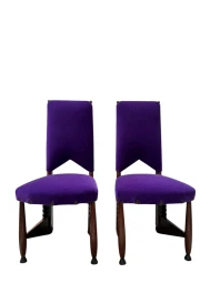 Pair of Amsterdamse School Chairs by Michel De Klerk for 't Woonhuys, 1916